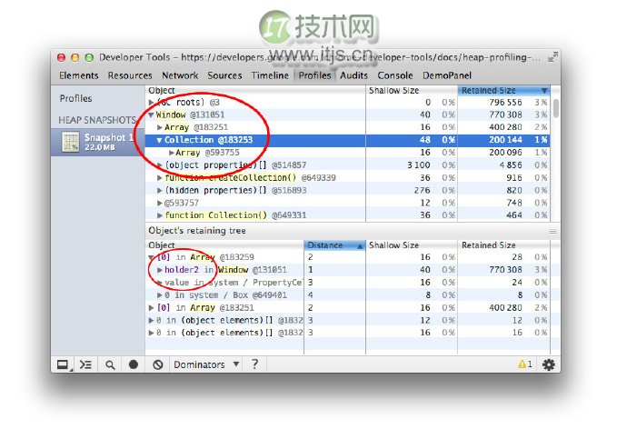 Chrome开发者工具之JavaScript内存分析