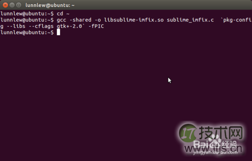 Ubuntu14.4下Sublime Text 3无法输入中文解决方法