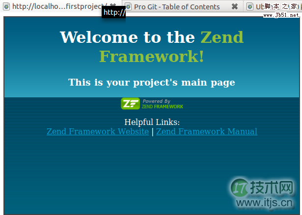 Ubuntu10.10 Zend FrameWork配置方法及helloworld显示