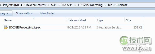 微软 BI 系列随笔 - SSIS 2012 基础 - SSIS 项目部署模型