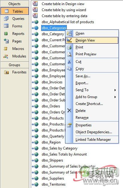 在SQL Server中修改从Microsoft Access链接的表(图一)